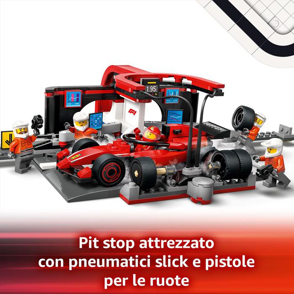 Immagine del prodotto LEGO - CITY F1 Pitstop e meccanici con Ferrari F1® 60443