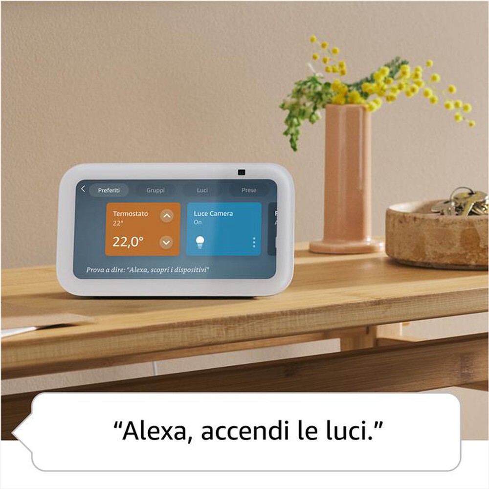 "AMAZON - Speaker ECHO SHOW 5 (3ª GENERAZIONE)-Bianco"