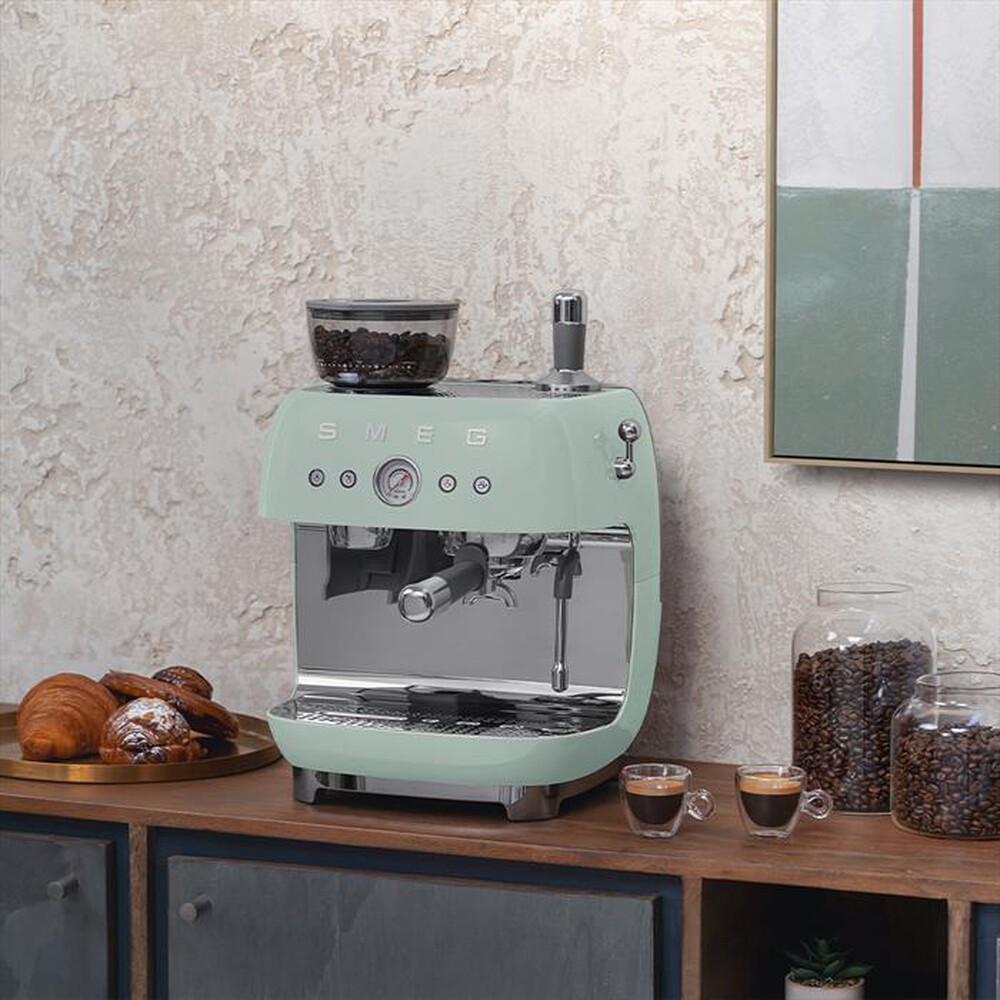 Immagine del prodotto SMEG - Macchina da Caff&egrave;+macinacaff&egrave; 50's Style EGF03PGEU-Verde LUCIDO