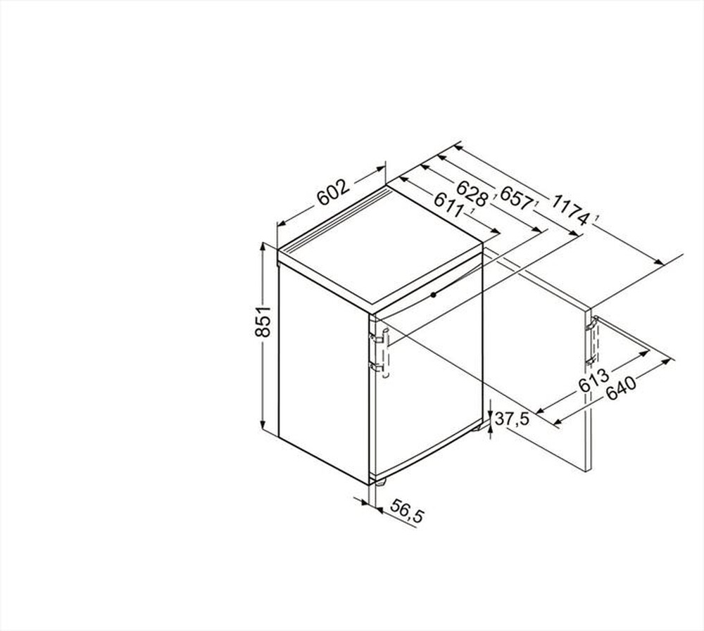 "LIEBHERR - Congelatore verticale GP 1486-21 Classe D 106 lt-Bianco"