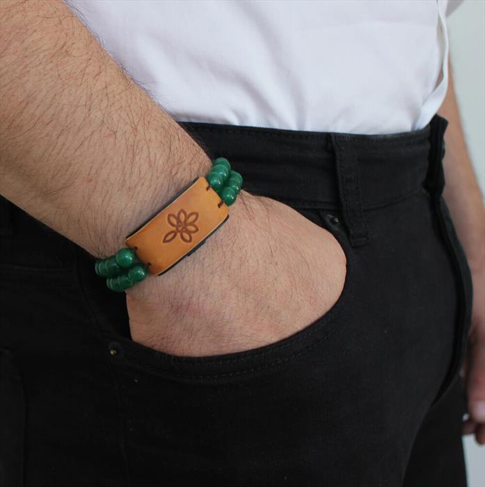 Immagine del prodotto MYLUMI - Bracciale wellness SHAMBALLA PLUS-Giada Grande