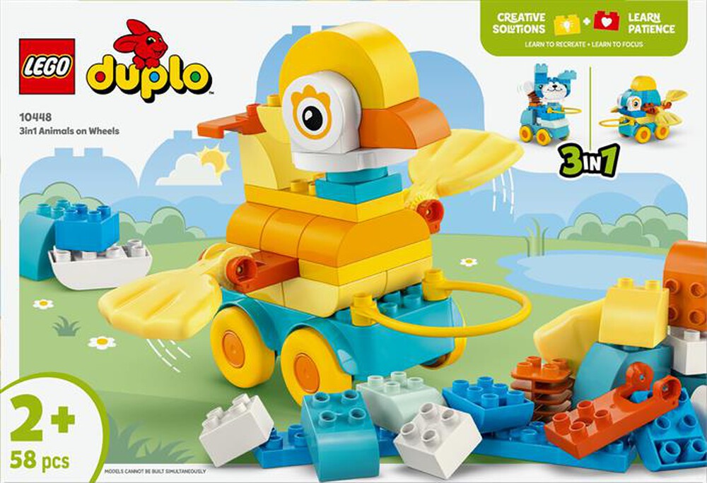 "LEGO - ANIMALI SU RUOTE 3 IN 1-,"