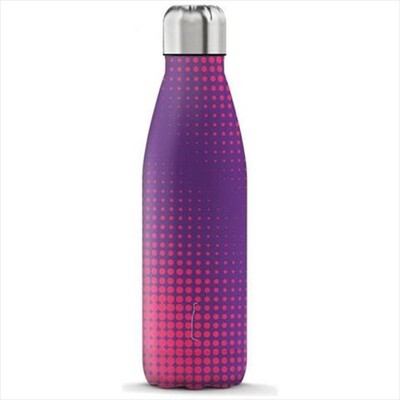 T-TEX - BOTTIGLIA TERMICA 500ML-Viola/Pois