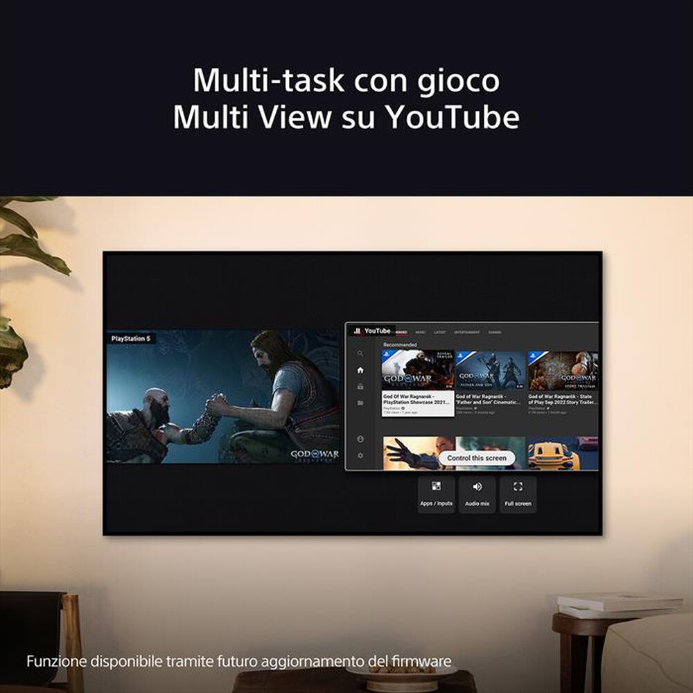 Immagine del prodotto SONY - Smart TV OLED 55" 4K K55XR8APAEP 120Hz-Nero