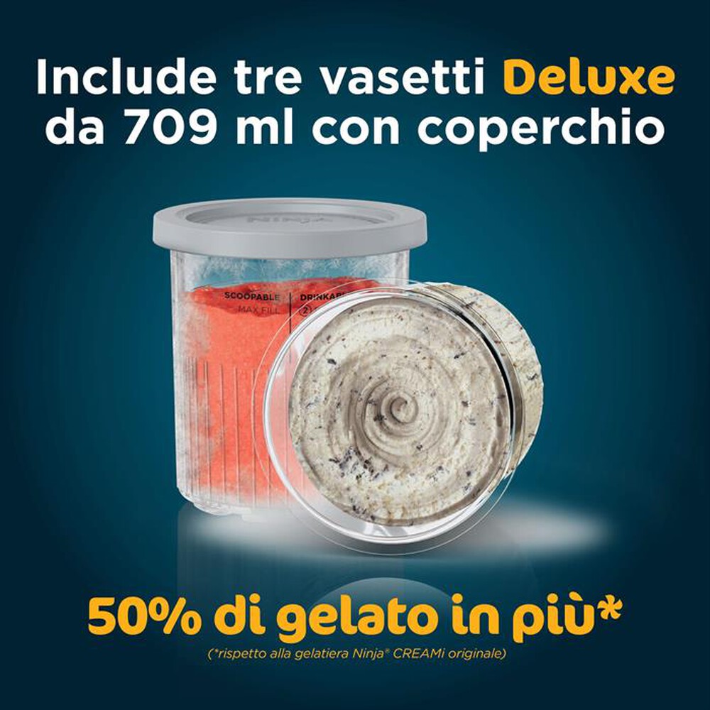 "NINJA - GELATIERA CREAMI DELUXE NC501EU-Argento"