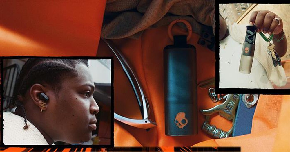 Immagine del prodotto SKULLCANDY - Auricolare bluetooth Dime Evo TWS InEar-Nero/arancione