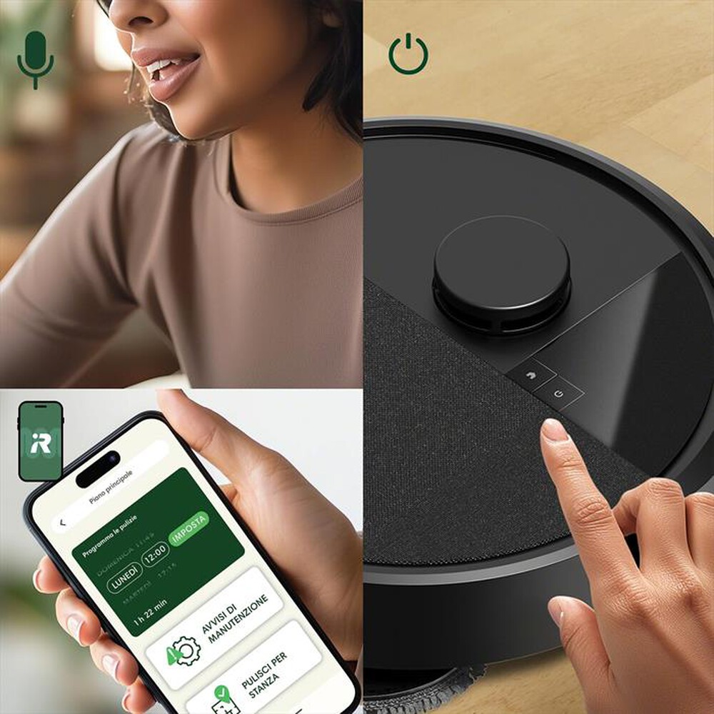 Immagine del prodotto iROBOT - Robot aspirapolvere lavapavimenti Roomba 405 combo-Black