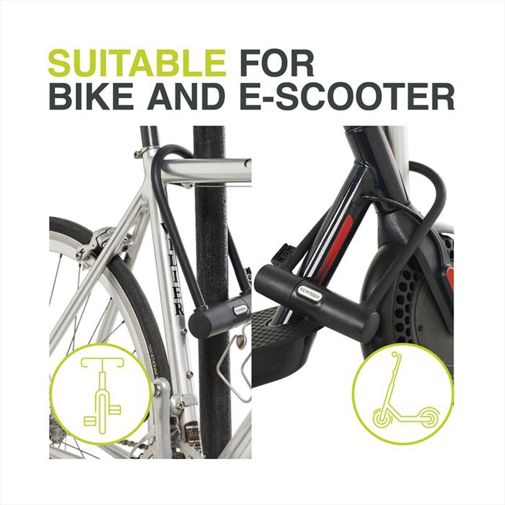 Immagine del prodotto NEWRBAN - Lucchetto extra strong e resistente NEWMLOCKUK-Nero