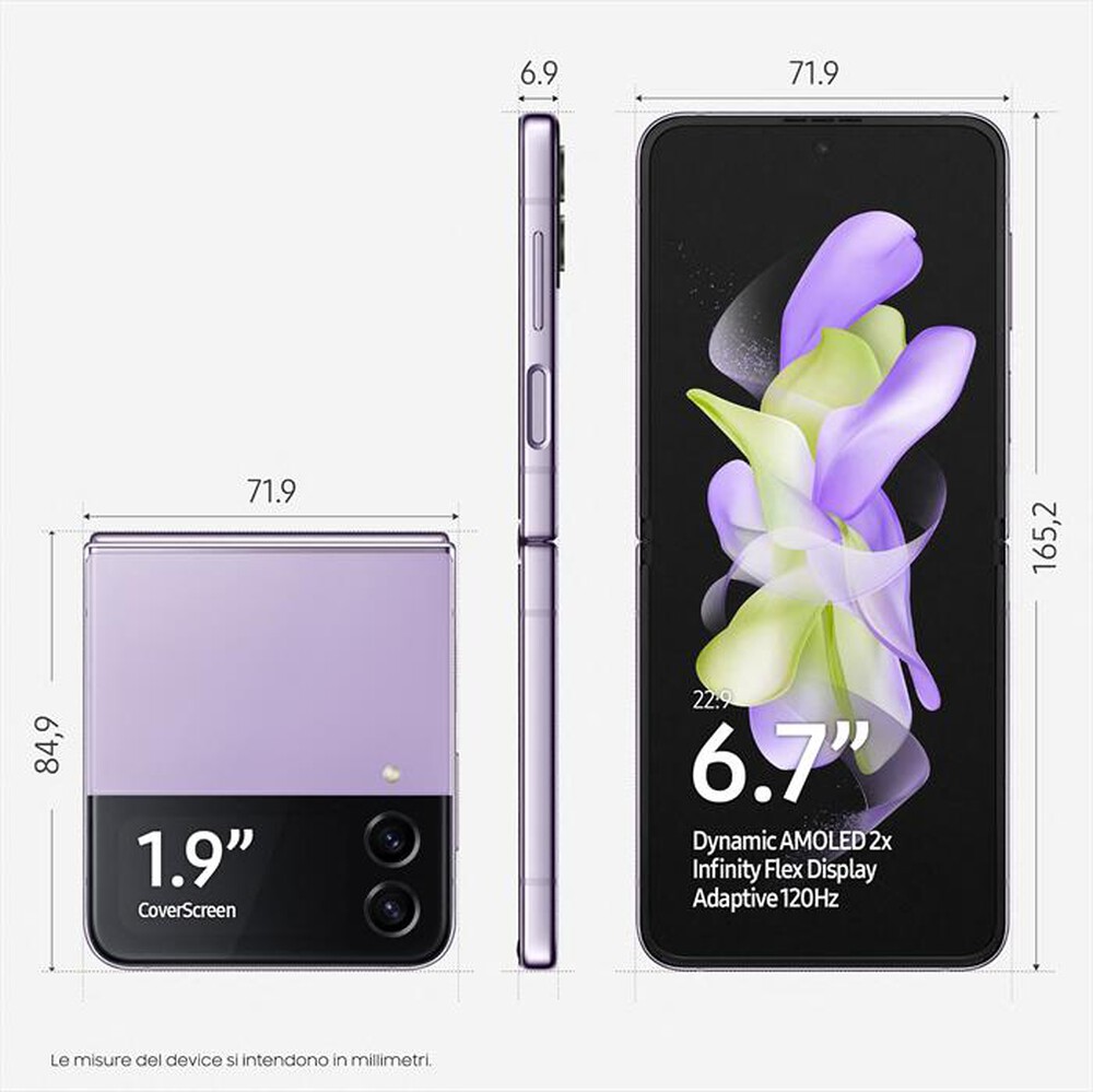 "SAMSUNG - Galaxy Z Flip4 512GB-Bora Purple"