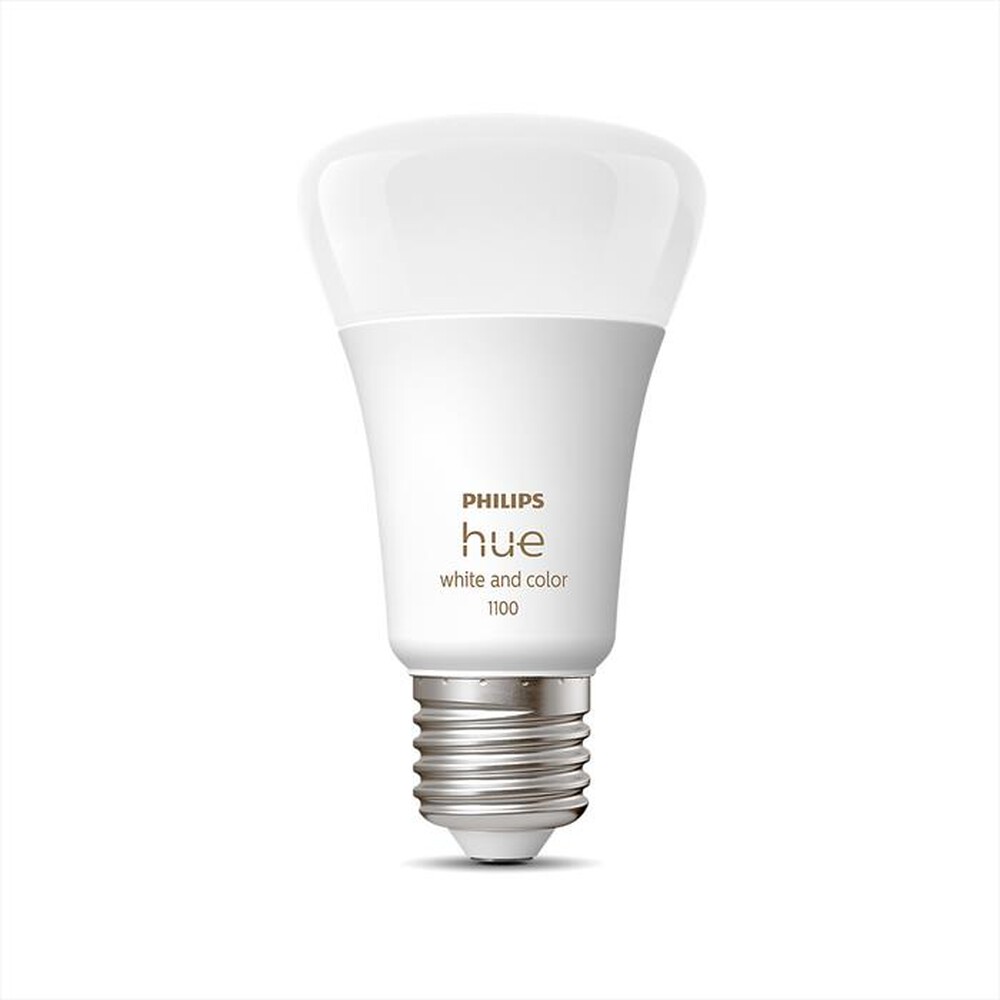 "PHILIPS - HUE WHITE AND COLOR AMBIANCE LAMPADINA E27 9W-Bianco"