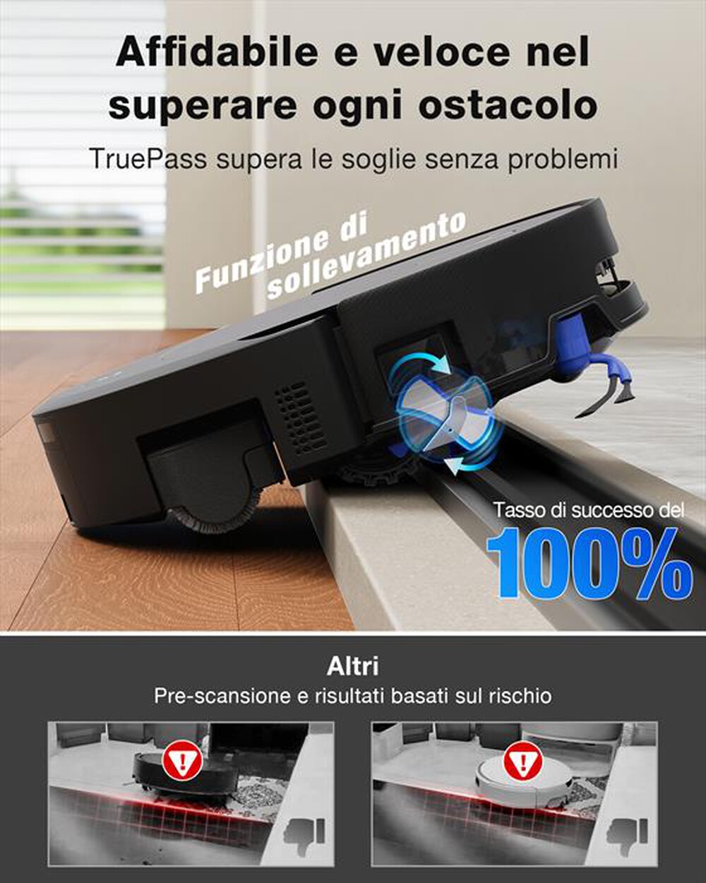 Immagine del prodotto ECOVACS - Aspirapolvere robot DEEBOT T90 PRO OMNI EU-Nero