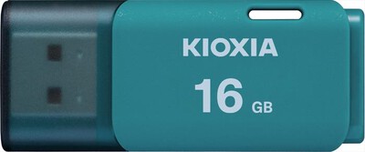 KIOXIA - CHIAVETTA USB U202 HAYABUSA 2.0 16GB AZZURRO-Azzurro