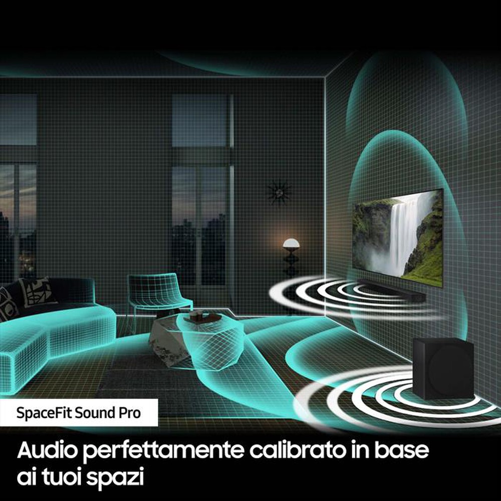 "SAMSUNG - Soundbar HW-Q800D/ZF, 5.1.2 CANALI, 360W, 2024-BLACK"