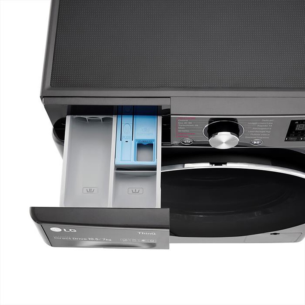 Immagine del prodotto LG - Lavasciuga F4DV710H2SE 10,5/7 Kg Classe A-Black