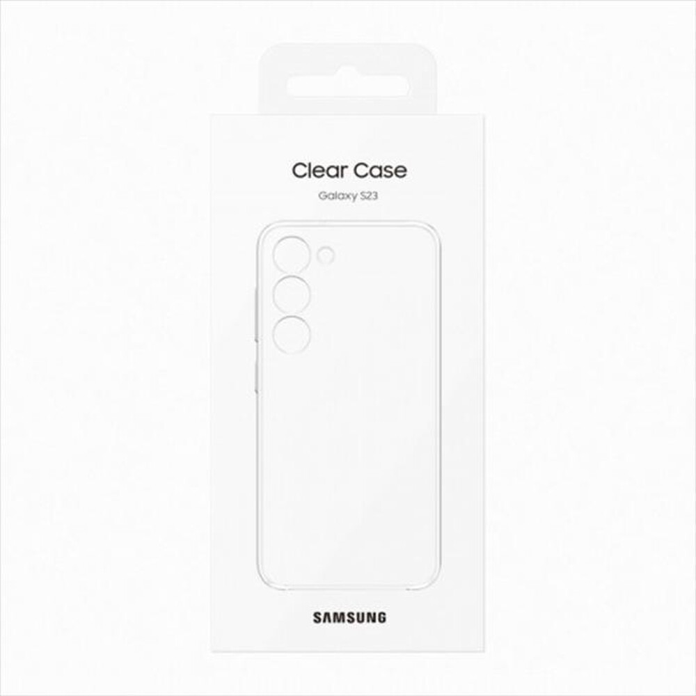 "SAMSUNG - Custodia EF-QS911CTEGWW per Galaxy S23-Trasparente"