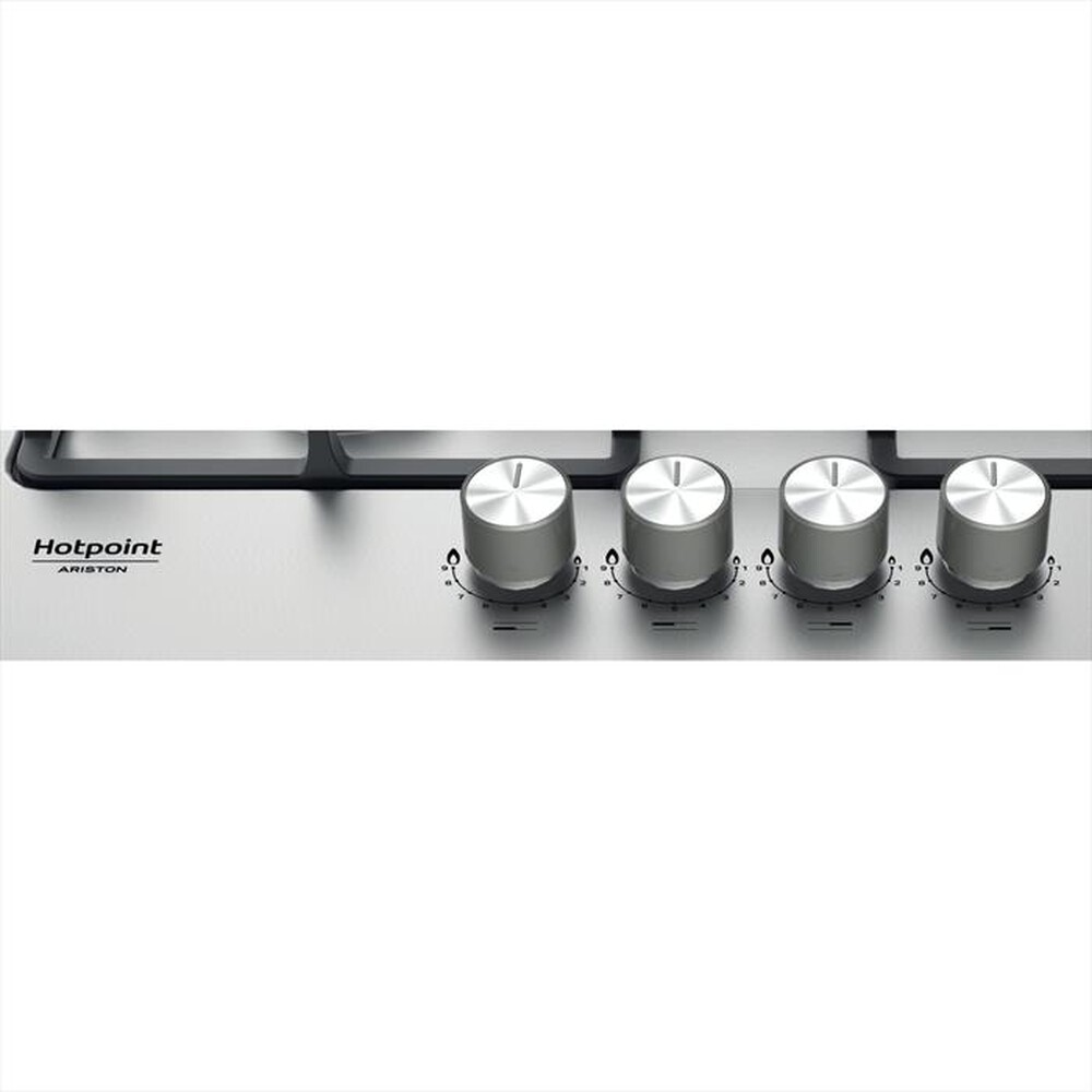 "HOTPOINT ARISTON - Piano cottura a gas PPH 60G DF/IX HOB OA 4 fuochi"
