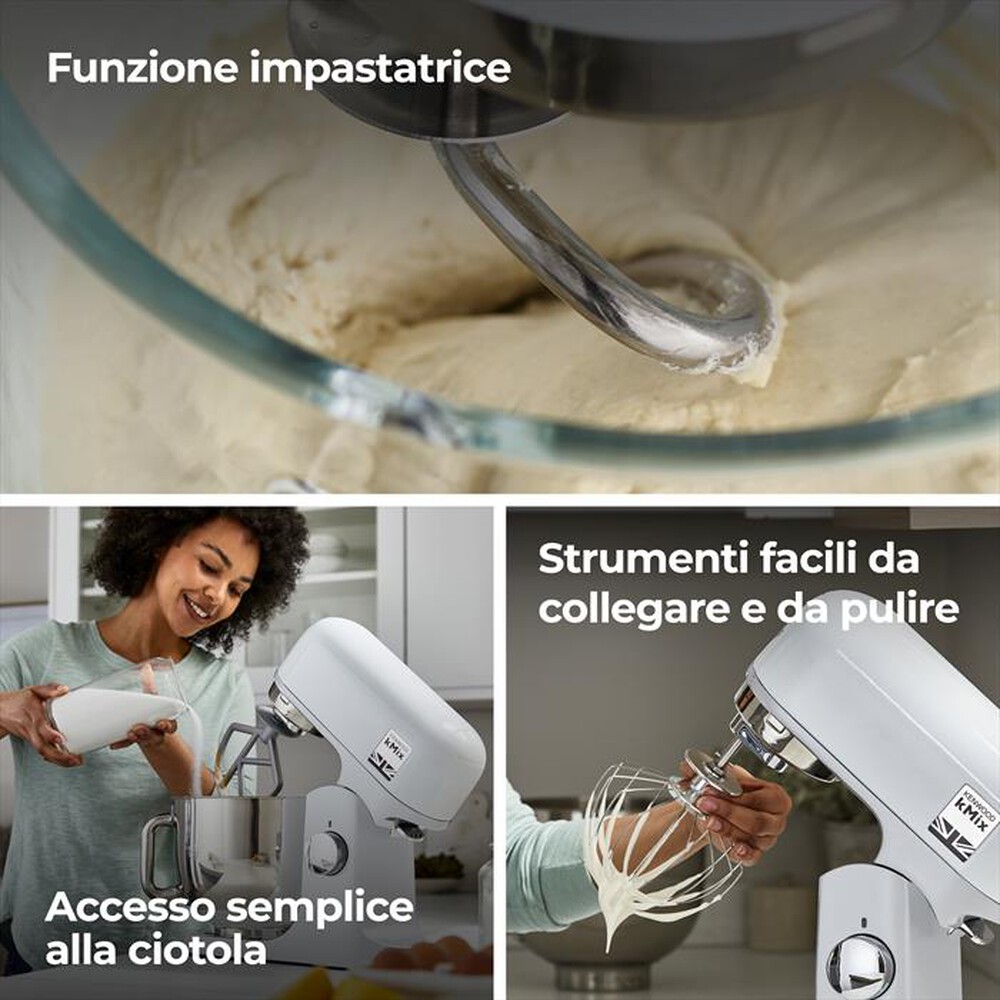 Immagine del prodotto KENWOOD. - Planetaria Titanium Chef Baker XL KVL85.124SI-Bianco