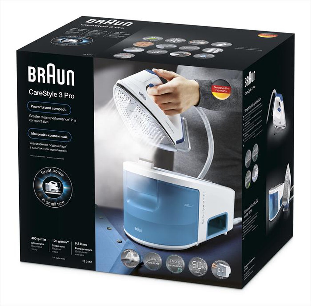 Immagine del prodotto BRAUN - SISTEMA STIRANTE CARESTYLE 3 PRO IS3157BL-BIANCO BLU
