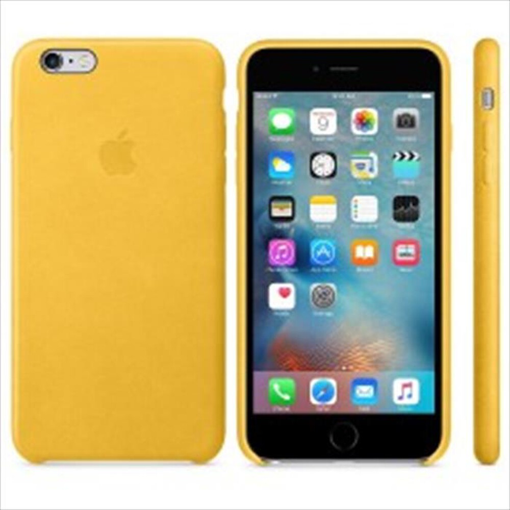 "APPLE - iPhone 6S Plus Custodia in pelle - MMM32ZM/A-Giallo"