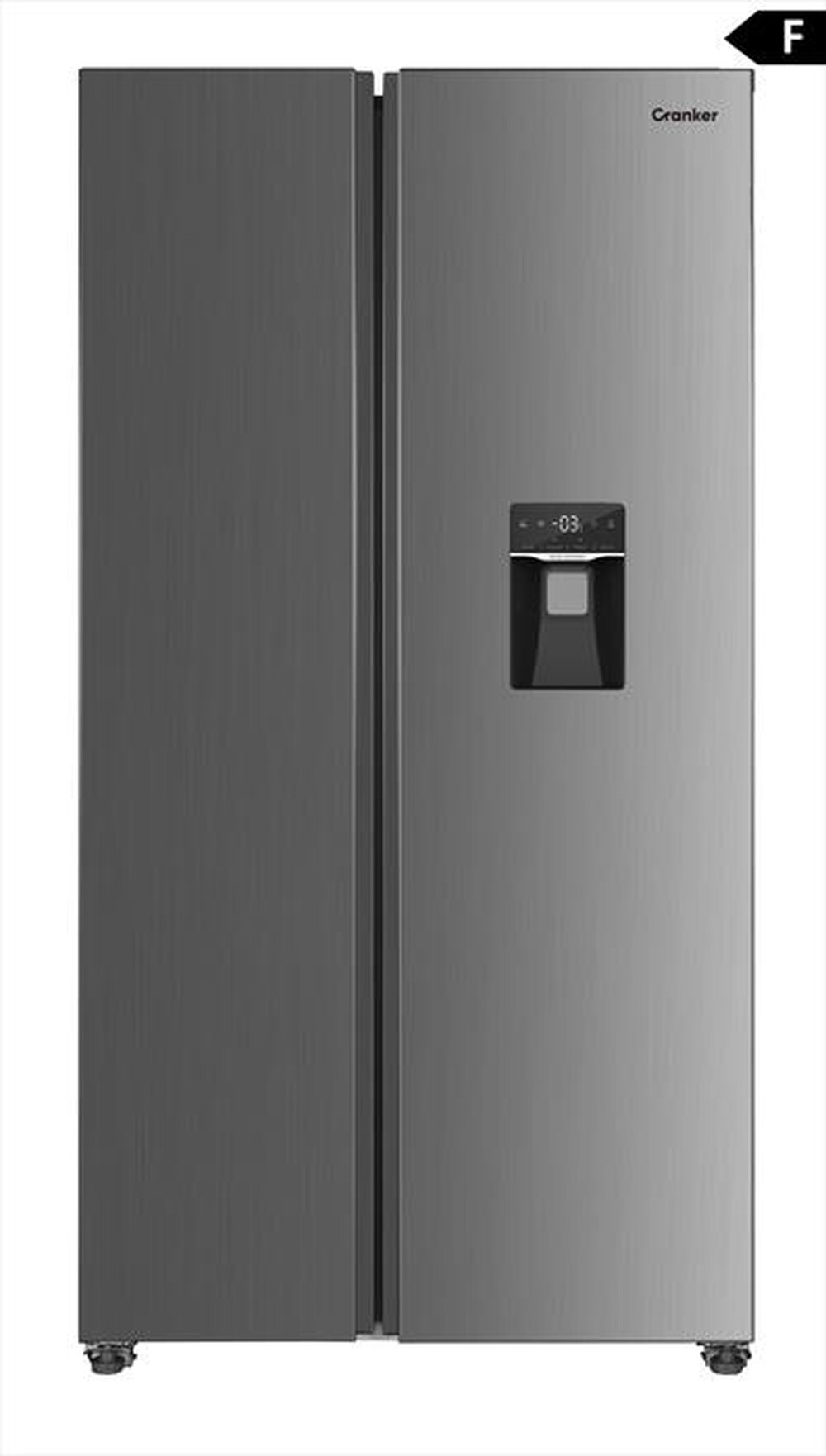 Immagine del prodotto CRANKER - Frigorifero side by side CRSBS600NFX ClasseF 439lt-INOX
