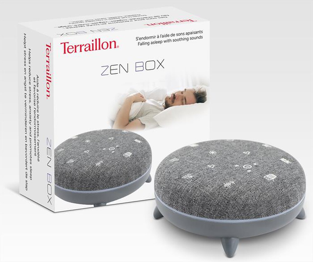 "TERRAILLON - Zen Box Coadiuvante sonoro del sonno-Grigio"
