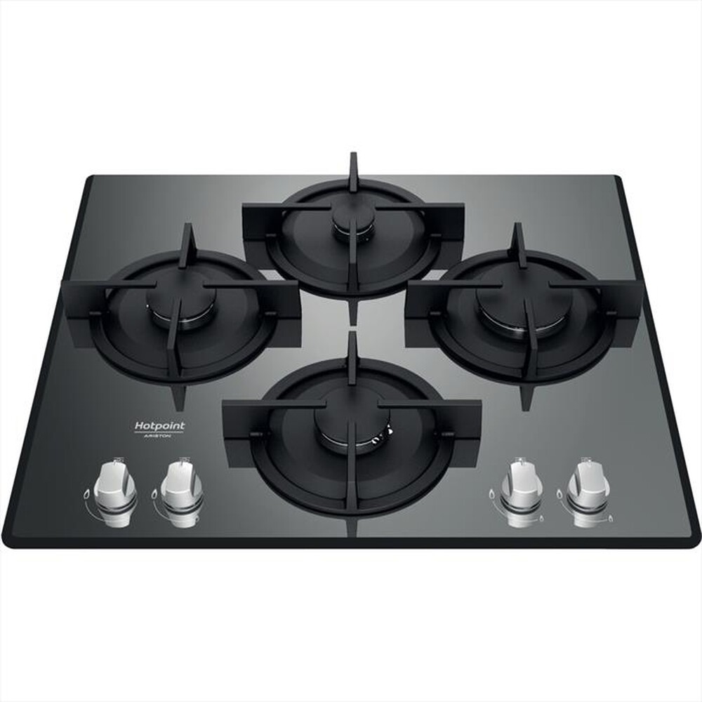"HOTPOINT ARISTON - Piano cottura a gas HAGD 61S/MR 4 fuochi 59,6cm-Specchio"
