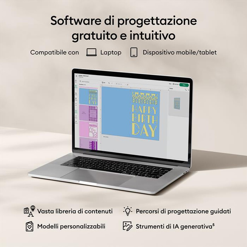 Immagine del prodotto CRICUT - Macchina da taglio Joy 2 Essential bundle