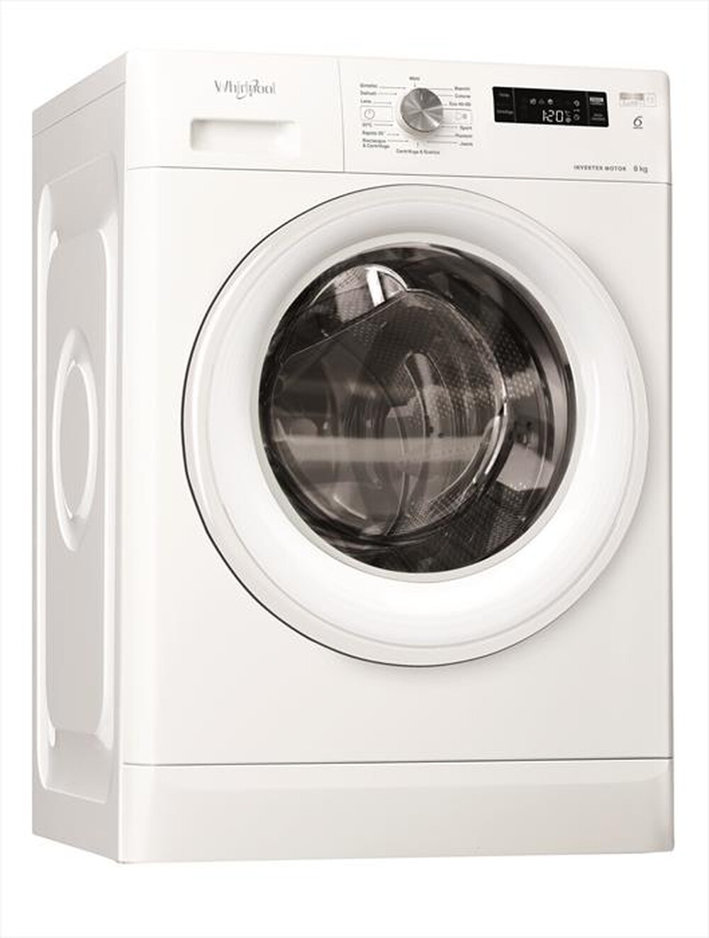 "WHIRLPOOL - Lavatrice FRESHCARE FFS P8 IT 8 Kg Classe C-Bianco"
