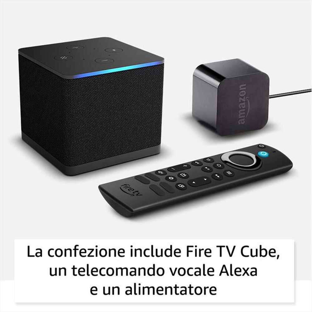 "AMAZON - NUOVO FIRE TV CUBE-Nero"