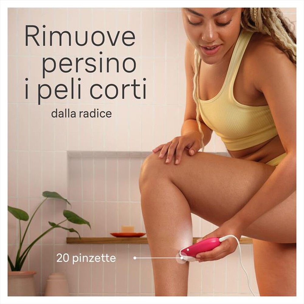 "BRAUN - Epilatore SILK-ÉPIL 3 3-000-BIANCO/VIOLA"