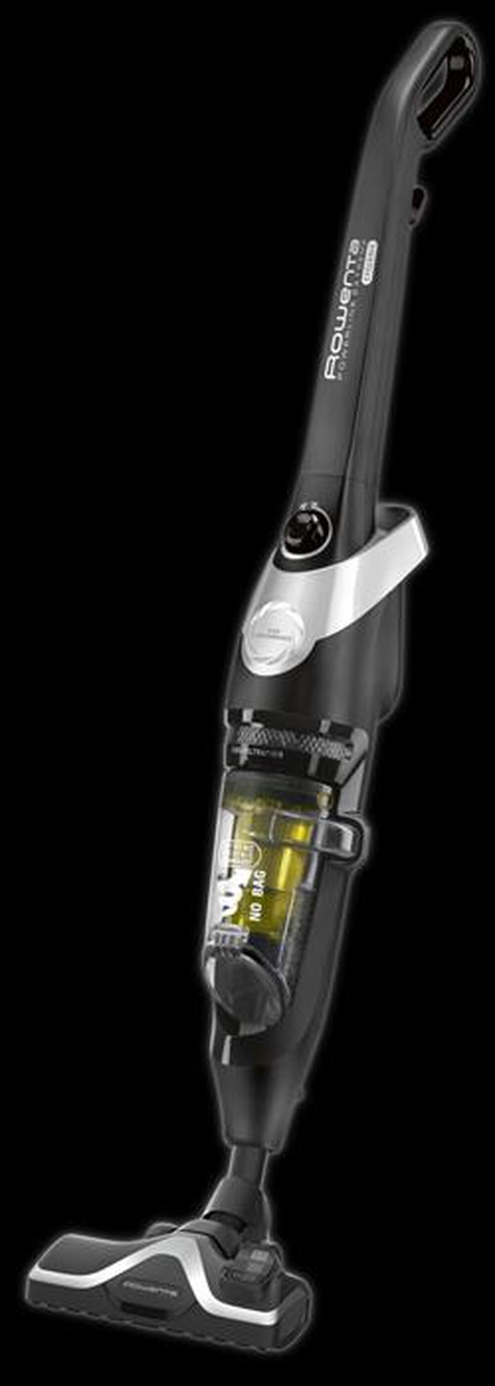 "ROWENTA - RH8155WA Powerline ExtremeCyclonic Scopa Elettrica-Nero & Argento/ Giallo"