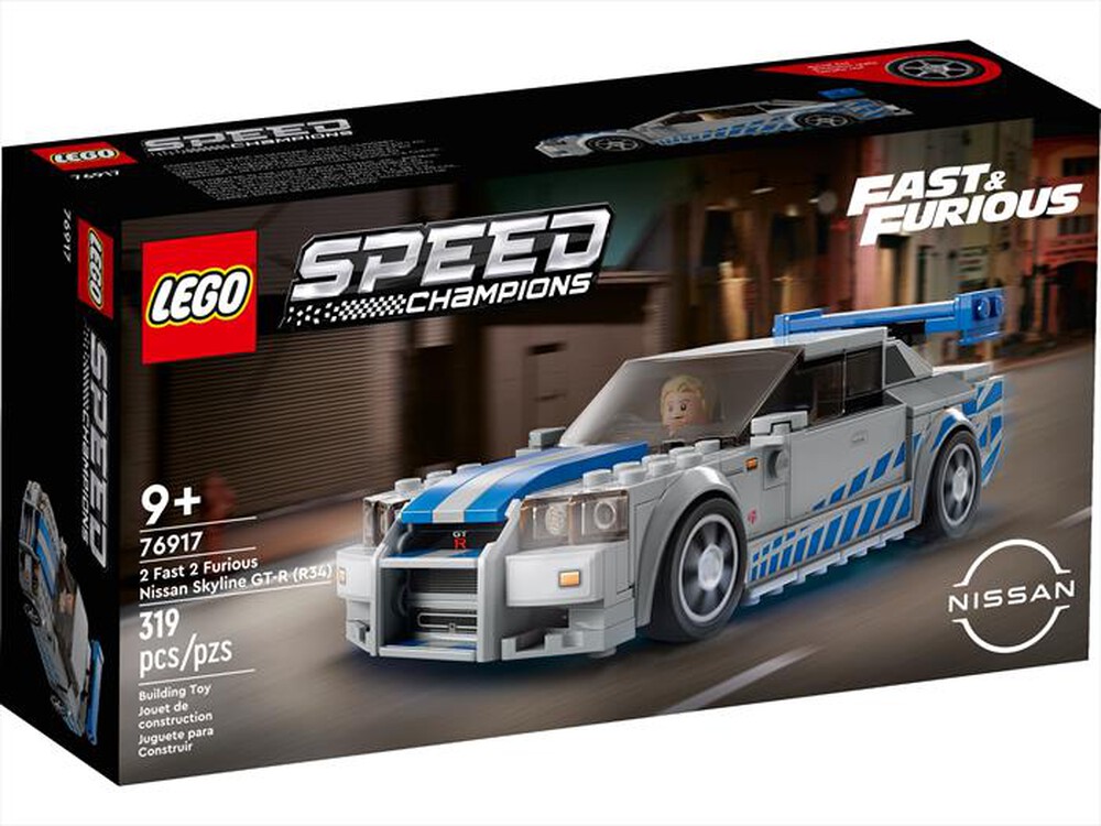 "LEGO - SPEED 2 FAST 2 FURIOUS NISSAN SKYLINE GT-R - 76917-Multicolore"