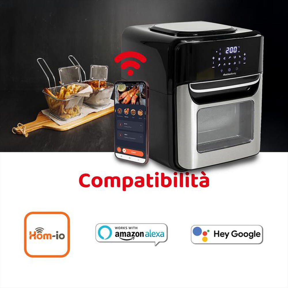 Immagine del prodotto MELCHIONI FAMILY - Friggitrice ad aria VIRGINIA-nero