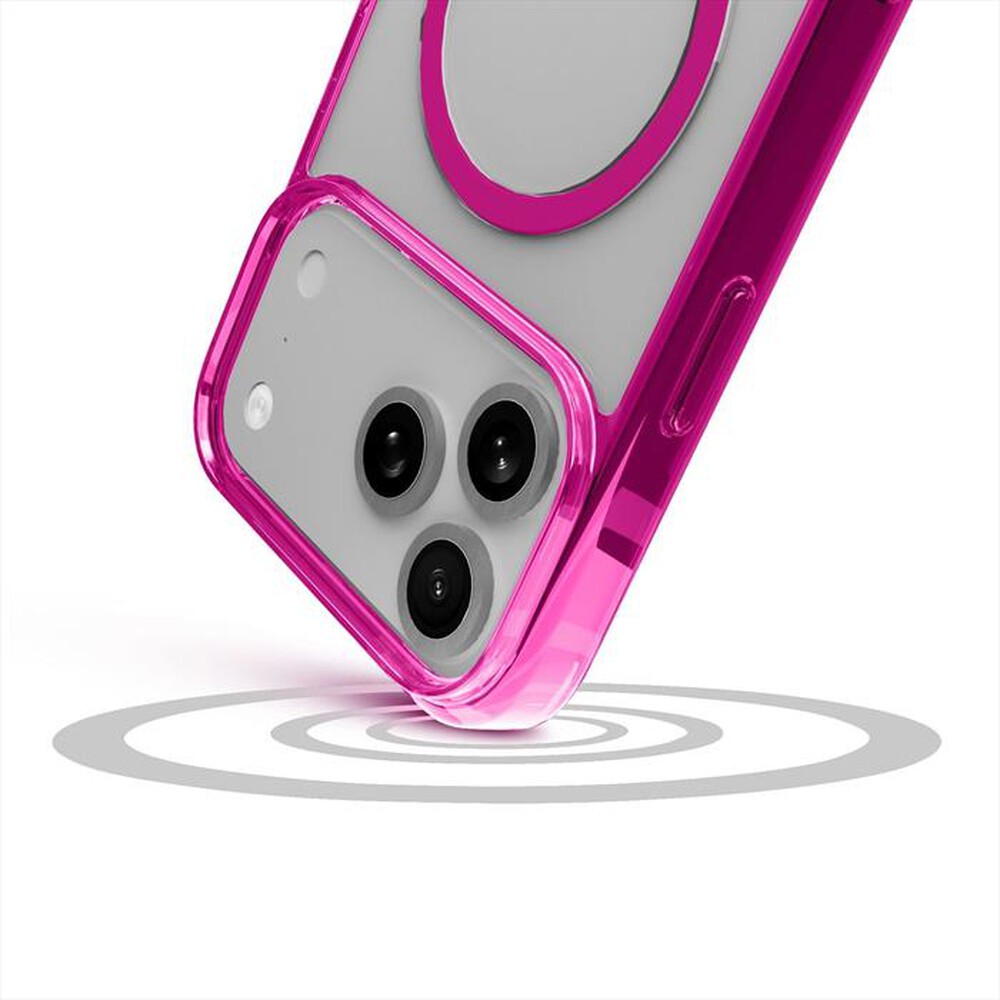Immagine del prodotto CELLULARLINE - Custodia ICONIC MAG per IPHONE 17 PRO-Rosa, Trasparente