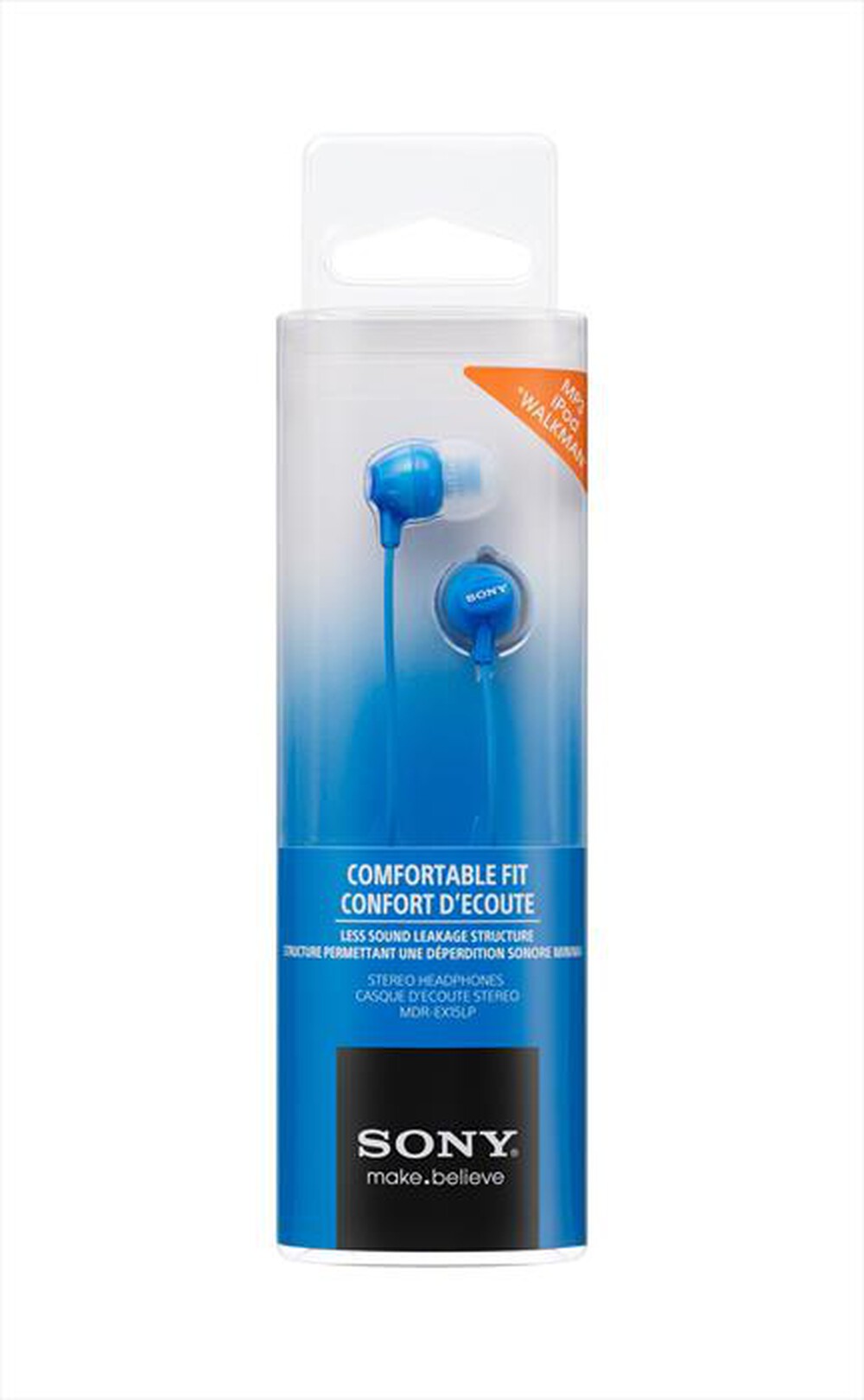 "SONY - MDREX15LPLI.AE-AZZURRO"