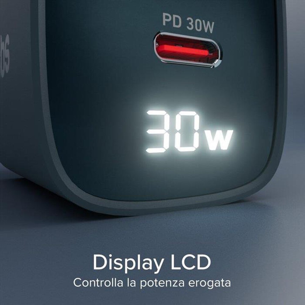 Immagine del prodotto SBS - Caricabatterie da muro TETRGANLCD1USB1C30B-Blu