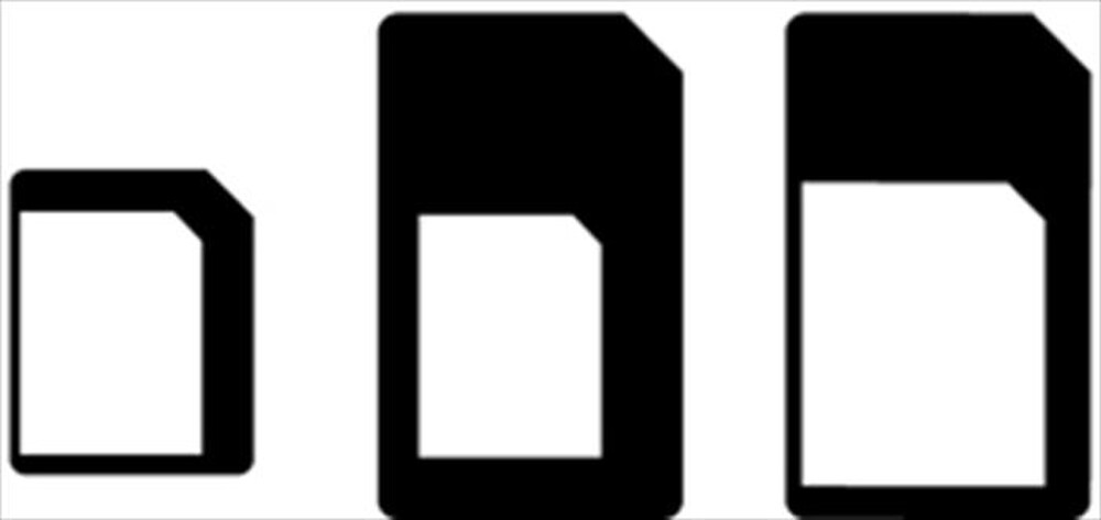 "CELLULARLINE - Kit Adattatori Sim-Nero"