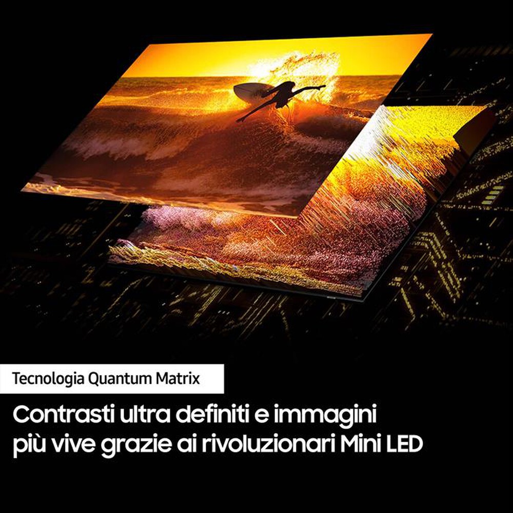 "SAMSUNG - Smart TV 55” QE55QN85DBTXZT Neo QLED 4K Mini LED-Carbon Silver"