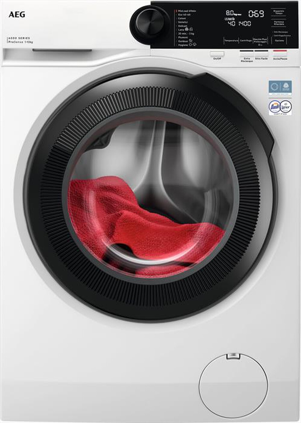 "AEG - Lavatrice LR6FEBG104 10KG Classe A-Bianco"