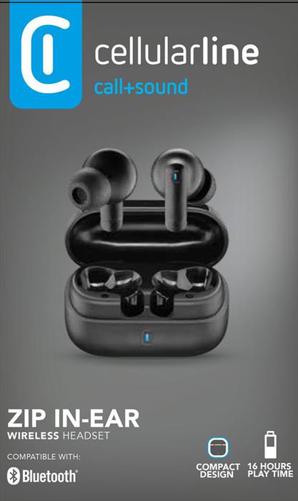 Immagine del prodotto CELLULARLINE - AURICOLARI WEAVY IN-EAR BLUETOOTH TRUE WIRELESS-Nero