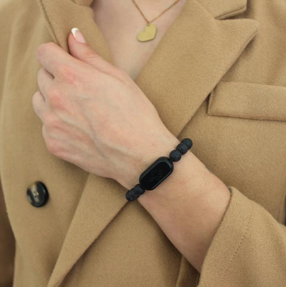 Immagine del prodotto MYLUMI - Bracciale wellness SHAMBALLA - Lava Nera Grande-Lava Nera Grande