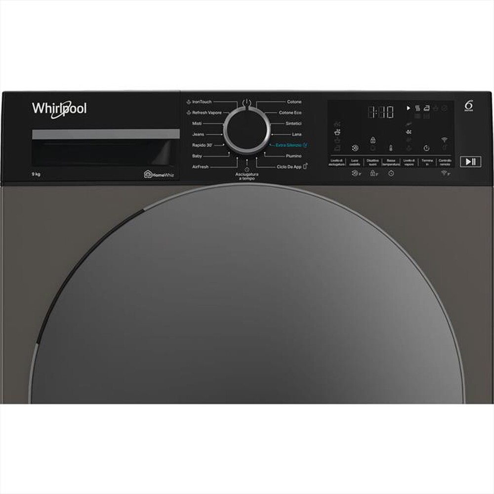 Immagine del prodotto WHIRLPOOL - Asciugatrice C WD 96M GBS IT 9Kg classe A-Grigio