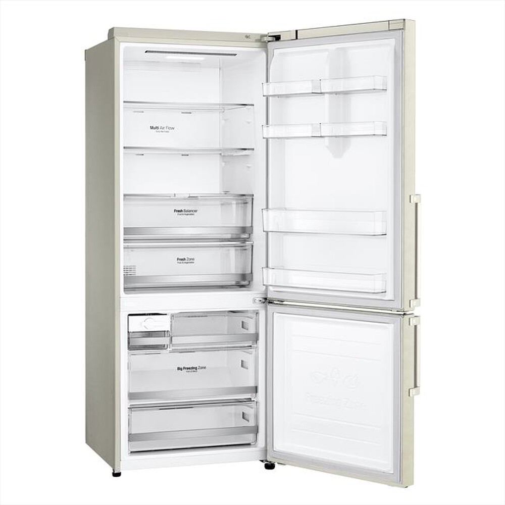 "LG - Frigorifero combinato GBB567SECMN Classe E 500lt-Sabbia"