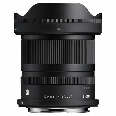 SIGMA - Obiettivo 12mm-F/1.4 (C) AF DC,attacco Canon-Nero