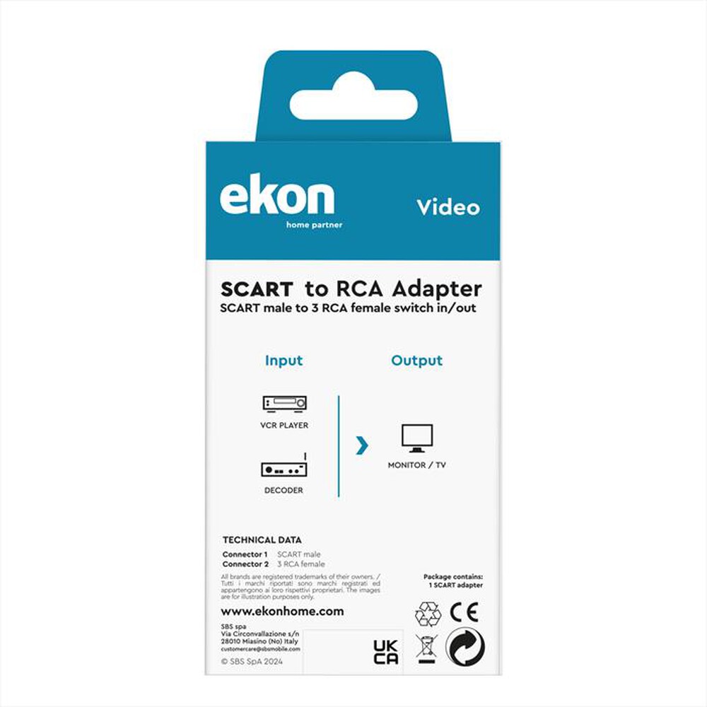 Immagine del prodotto SBS - ECVSCAR3RCAMF