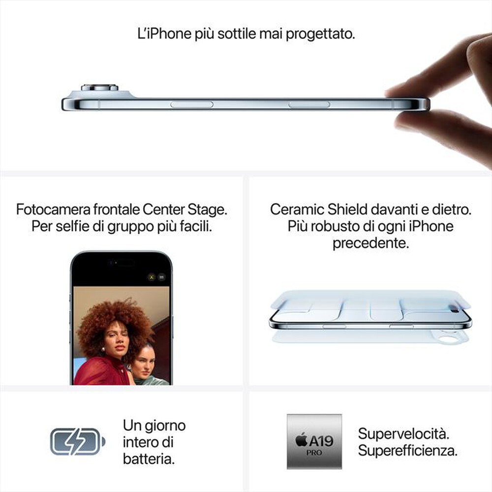 Immagine del prodotto APPLE - iPhone Air 256GB-Nero Siderale
