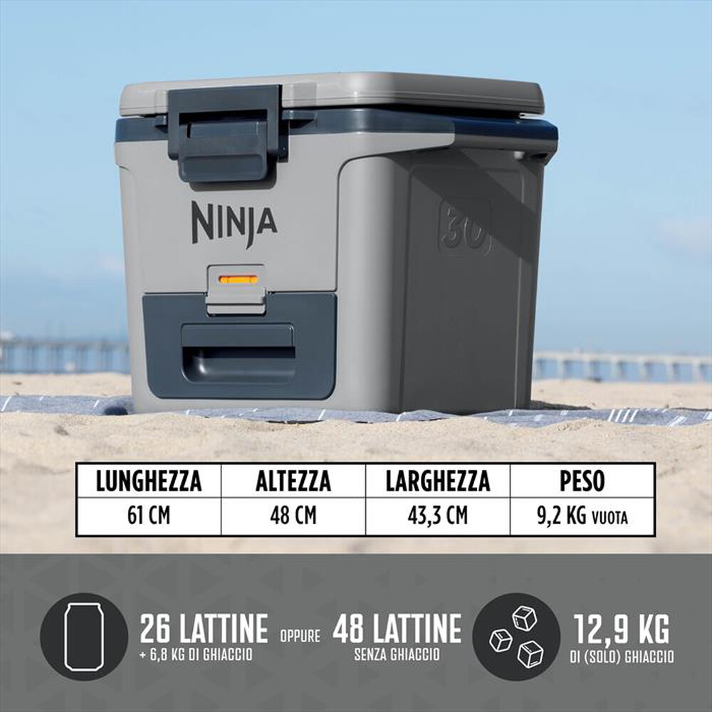 "NINJA - FRIGO PORTATILE FROSTVAULT 28LT-Grigio"