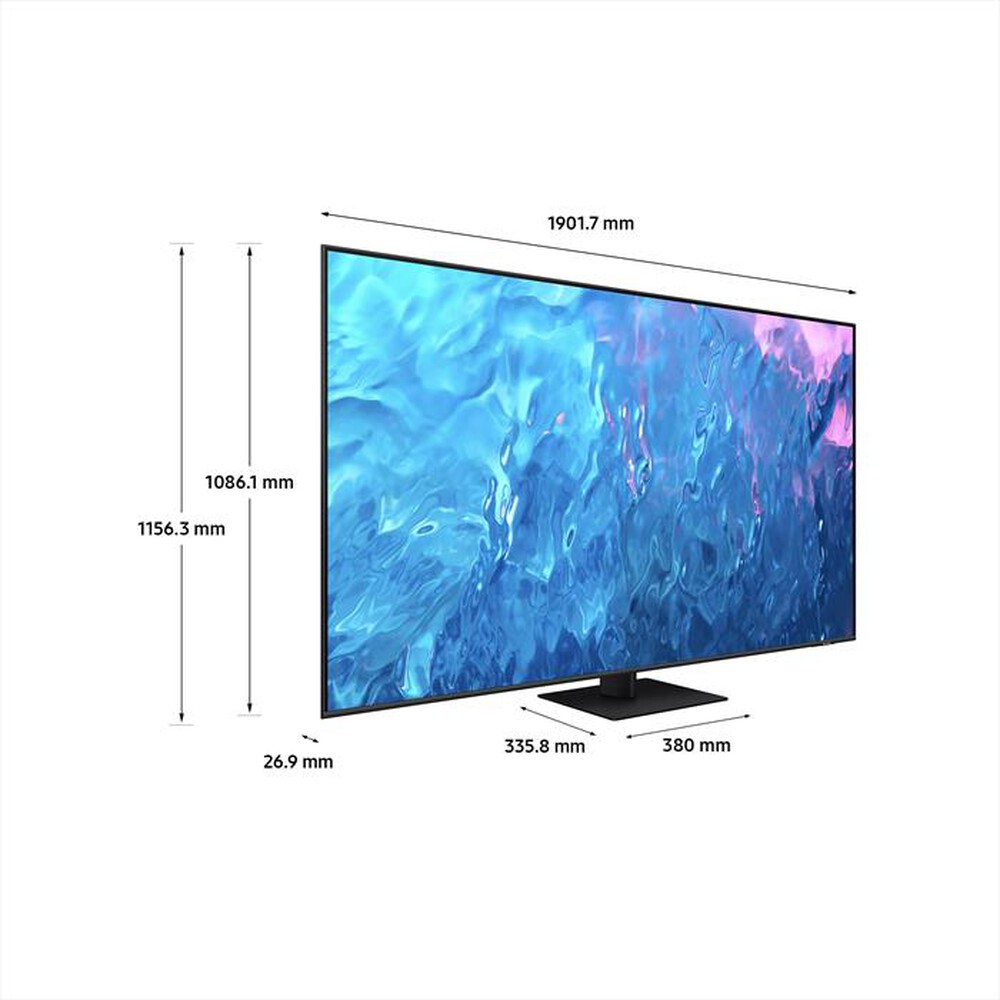 "SAMSUNG - Smart TV Q-LED UHD 3K 85\" QE85Q70CATXZT-Titan Grey"