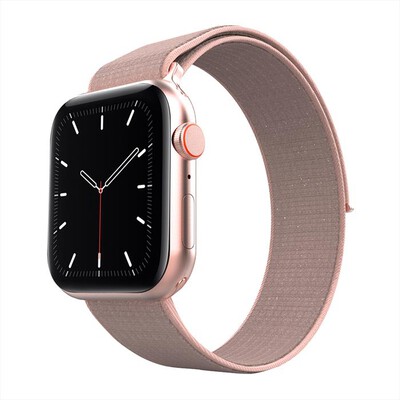 EVA FRUIT - CINTURINO NYLON PER APPLE WATCH CHIUS STRAPPO-Rosa