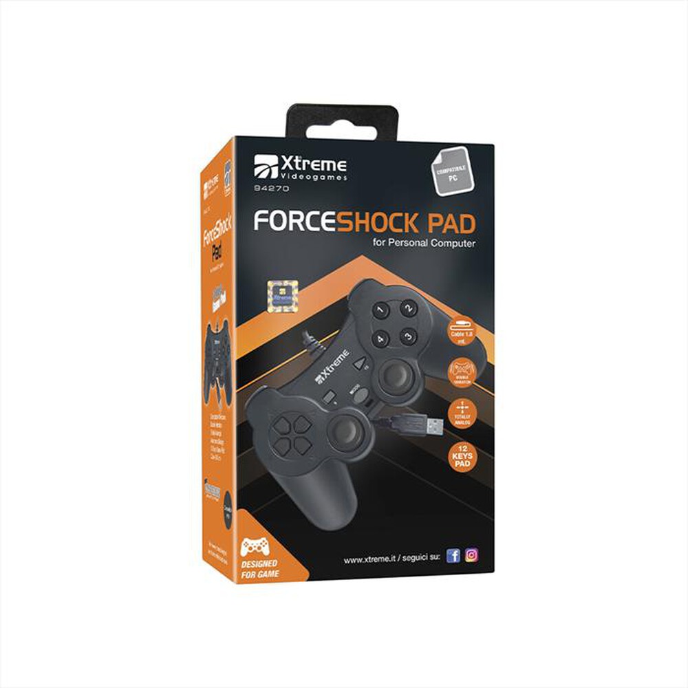 "XTREME - 94270 - PC Joy Pad full analog-NERO"
